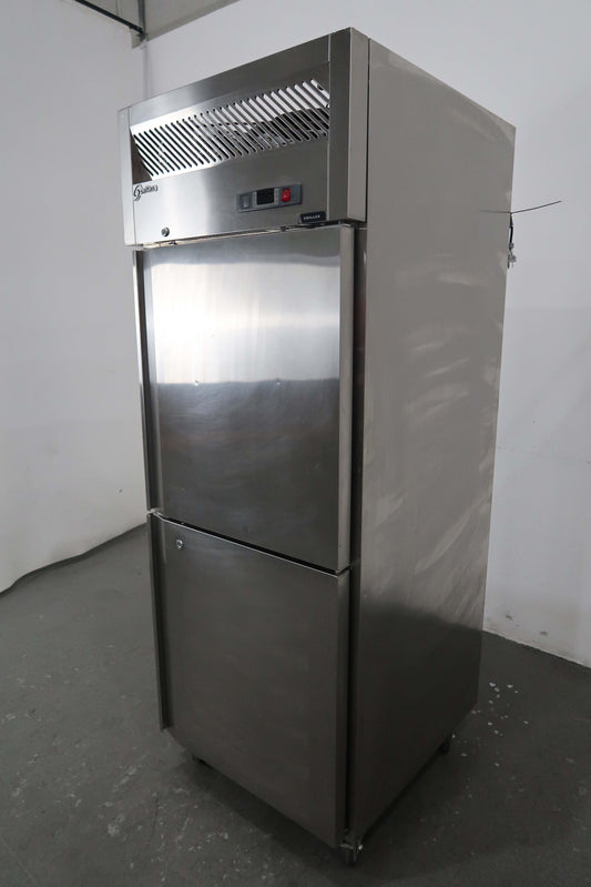 Saltas Upright Fridge 2 x 1/2 Solid Door EUS1738