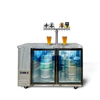 Kegs Off Tap KegMaster Super Deluxe Double Door Kegerator - Under Counter Keg Fridge