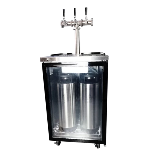 Kegs Off Tap KegMaster Super Deluxe Single Door Kegerator - Under Counter Keg Fridge