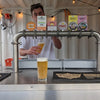 Kegs Off Tap KegMaster Super Deluxe Triple Door Kegerator - Under Counter Keg Fridge