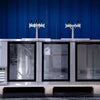 Kegs Off Tap KegMaster Super Deluxe Triple Door Kegerator - Under Counter Keg Fridge