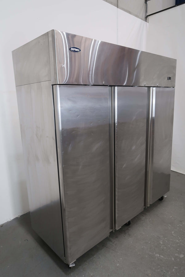 Quipwell TSC15 3 Solid Door Upright Freezer