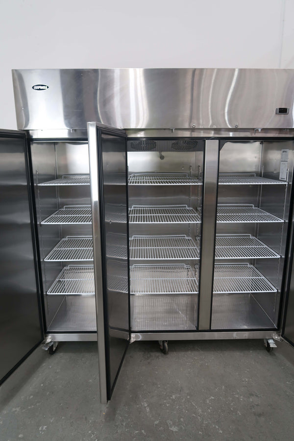 Quipwell TSC15 3 Solid Door Upright Freezer