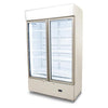 Chiller GM1000LWCAS UP/R Wht 2DR 960L - food Safe