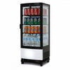 Chiller CT0100G4BC C/top Blk LED 100L Curved GLS