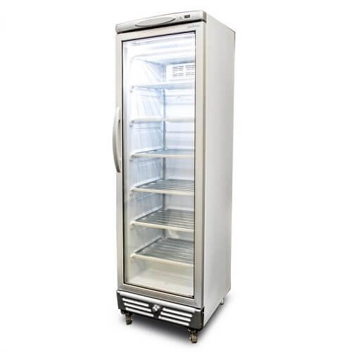 Freezer UF0374S Silver UP/R GLS 300L LED