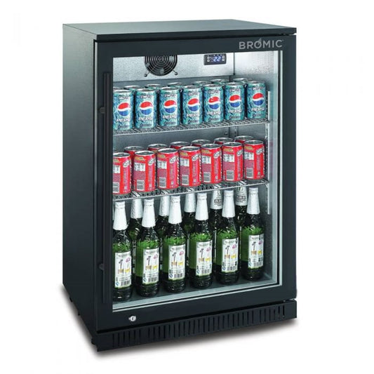 Chiller BB0120GD B/Bar 1DR Hinged 118L 870mm