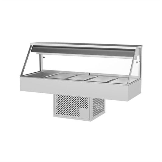 Woodson Cold Food Display STR Glass 5 Mod No Pans