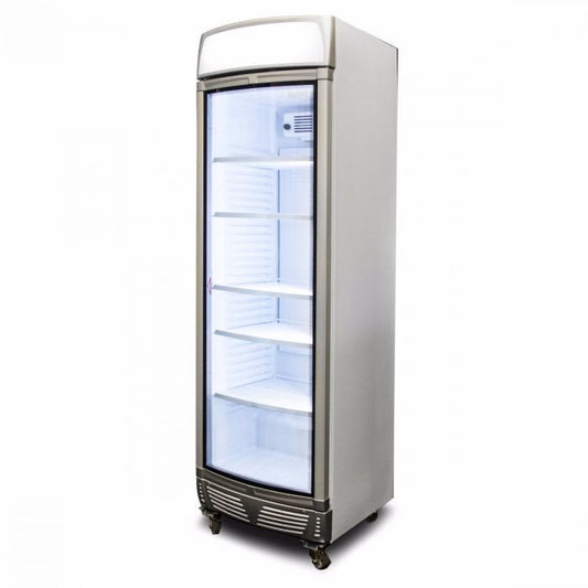 Chiller GM0400LC Silver UP/R GLS 438L LED