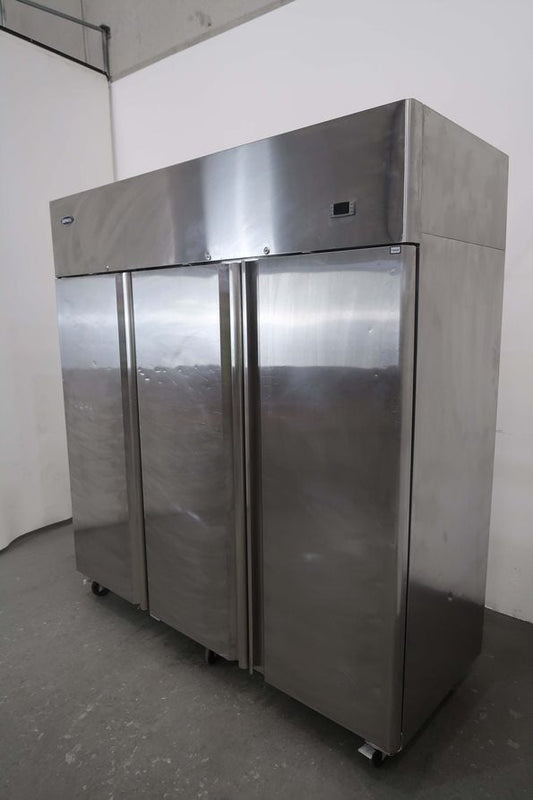 Quipwell TSC15 3 Solid Door Upright Freezer